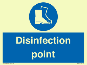Disinfection point